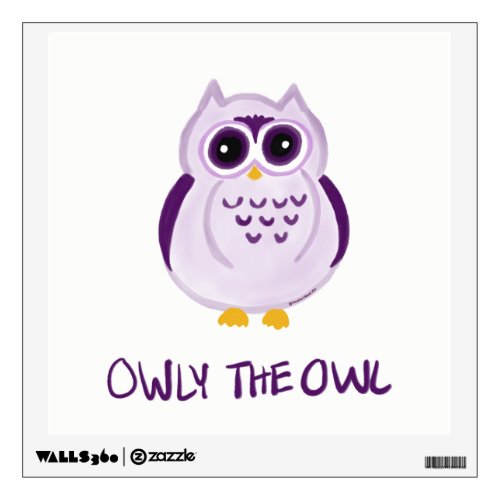 Owly the Owl _Baby  Kids Room Fun Wall Decal