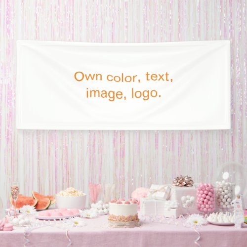 Own Banner uni White _ own Color