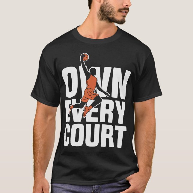 Own Every Court Sports Mixed T-Shirt (Front)