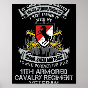 Own Forever The Title 11th Armored Cavalry Regimen Poster