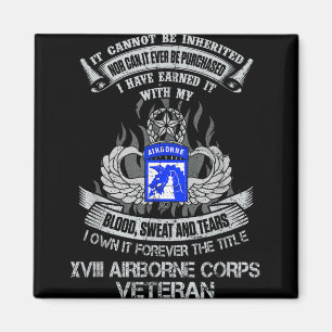 Own Forever The Title 18th Airborne Corps Us Veter Magnet