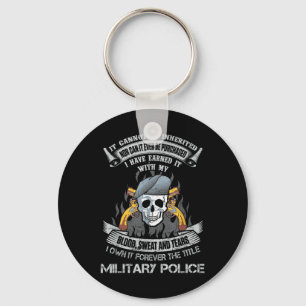 Own Forever The Title Military Police Us Army Mp V Keychain