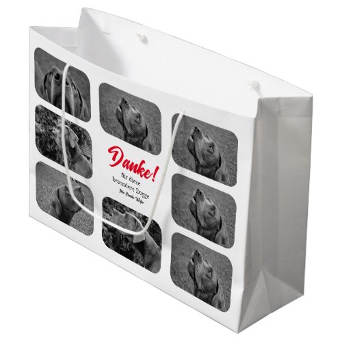 Own Great Dane Photos Large Gift Bag