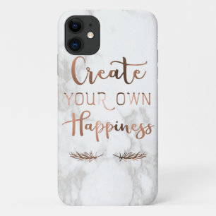 own happiness marble Case-Mate Barely There Apple iPhone 11 Case