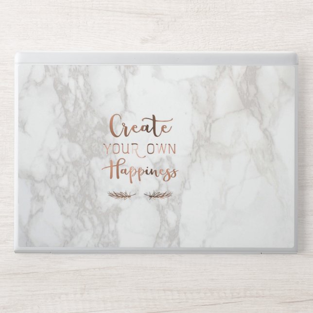 own happiness marble HP EliteBook 840 G5/G6, 745 G HP Laptop Skin (Front)