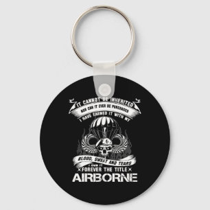 Own-it Forever The Title Airborne Army Ranger Vete Keychain