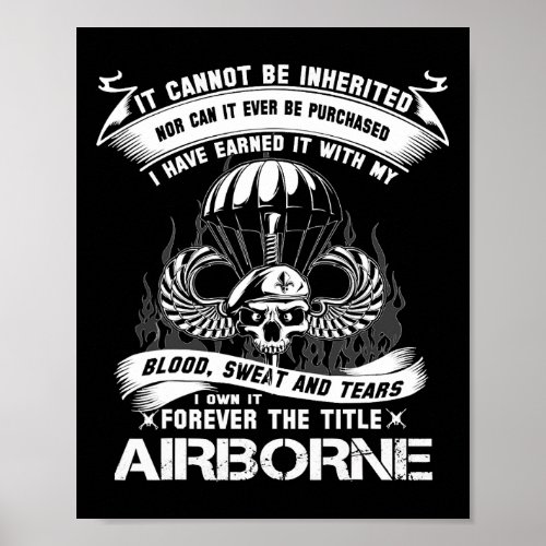 Own_it Forever The Title Airborne Army Ranger Vete Poster