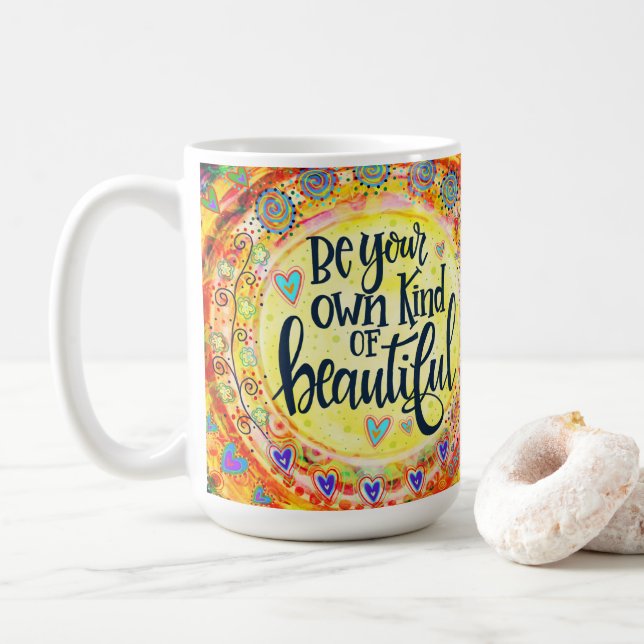 Own Kind of Beautiful Inspirivity Coffee Mug (With Donut)
