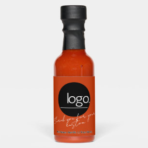 OWN LOGO BRANDED PROMOTIONAL RED CUSTOMER GIFT HOT SAUCES