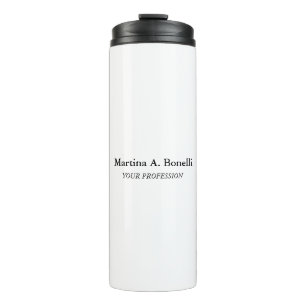 Own Name Unique Elegant Plain Simple Special Thermal Tumbler