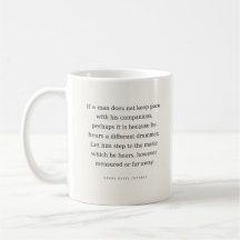 Own Path Mug — Thoreau Individuality Wisdom