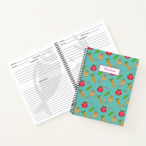 Own Personalized Recipe Writing Book