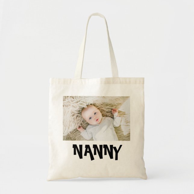 Own Photo Personalised Tote Bag (Front)