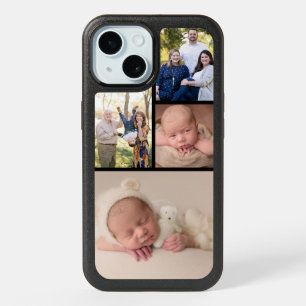 Own Photos Collage Family Pictures Modern iPhone 15 Case