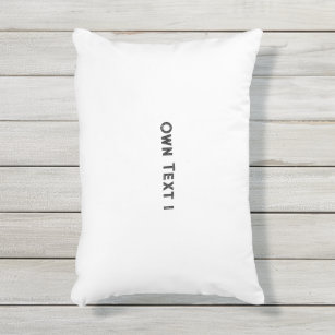 Own Text Weddings Gifts & Favors For the Newlyweds Outdoor Pillow