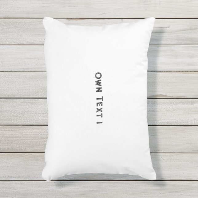 Own Text Weddings Gifts & Favors For the Newlyweds Outdoor Pillow (Front(Vertical))
