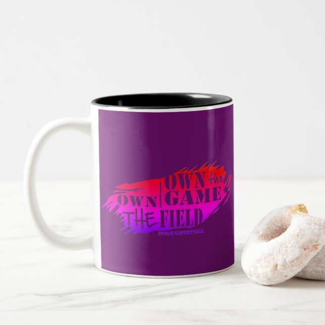 Own the Game Two-Tone Coffee Mug (With Donut)