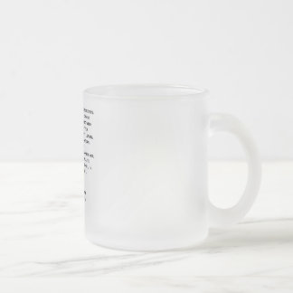 Own The Moment Referee Frosted Glass Coffee Mug
