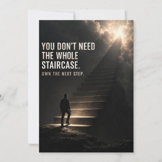 Own The Next Step Note Card