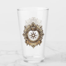 Own Your Fate Vintage Snake Gothic Glass Tumbler