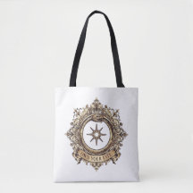 Own Your Fate Vintage Snake Gothic Tote Bag