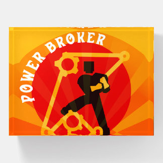 Own Your Power Broker Vintage Paperweight