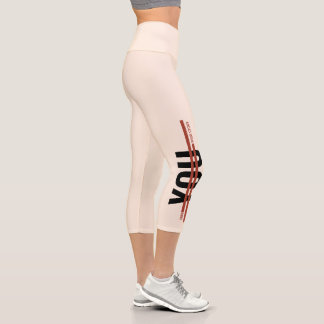 Own Your Story Shirt – Bold Motivational Quote Capri Leggings