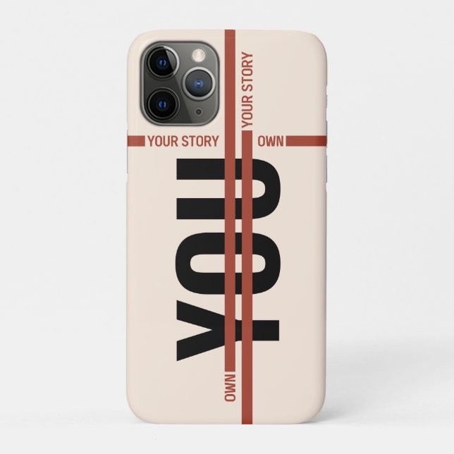 Own Your Story Shirt – Bold Motivational Quote Case-Mate iPhone Case (Back)