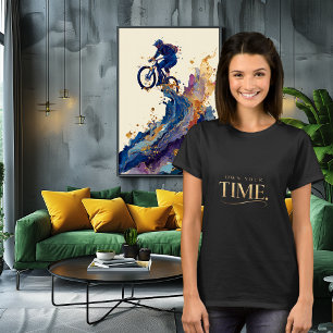 Own Your Time Minimalist Empowerment Quote Design T-Shirt