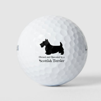 Owned and Operated by a Scottish Terrier - Scottie Golf Balls