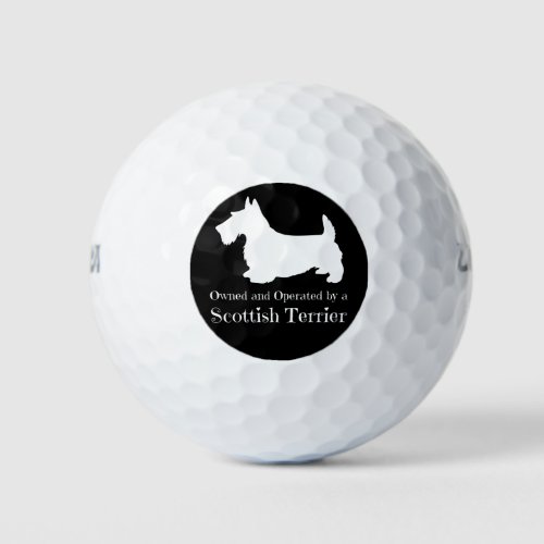 Owned and Operated by a Scottish Terrier _ Scottie Golf Balls