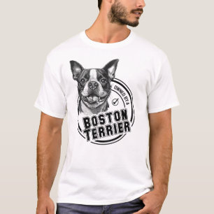 Owned by a Boston Terrier T-Shirt