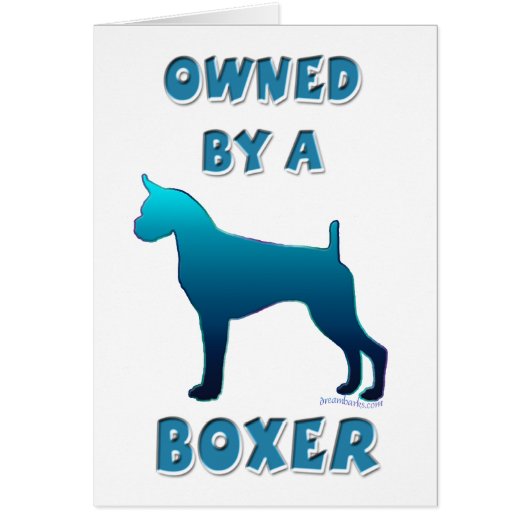 Owned by a Boxer Cards (Front)