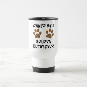 Owned By A Golden Retriever Travel Mug