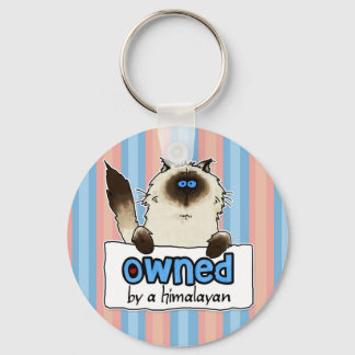 owned by a himalayan keychain