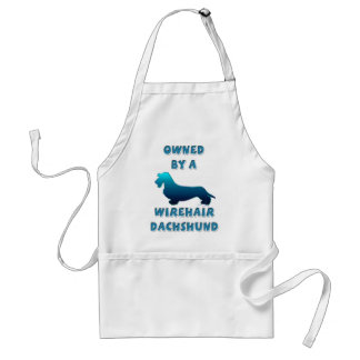 Owned by a Wirehair Dachshund Adult Apron