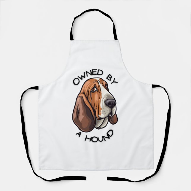 Owned by someone Basset Hound Apron (Front)