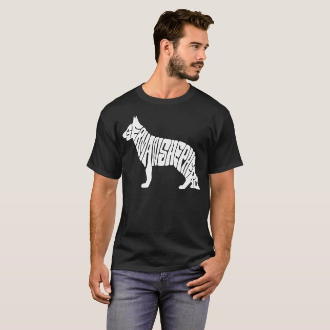 Owner German Shepherd T-Shirt (Front Full)