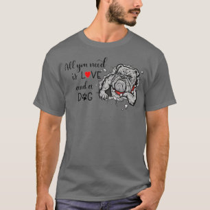 Owner Of A Cute Bulldog The Dogs Loves Mastiff T-Shirt