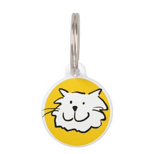 Owners Name and address on a Cats Pet ID Tag