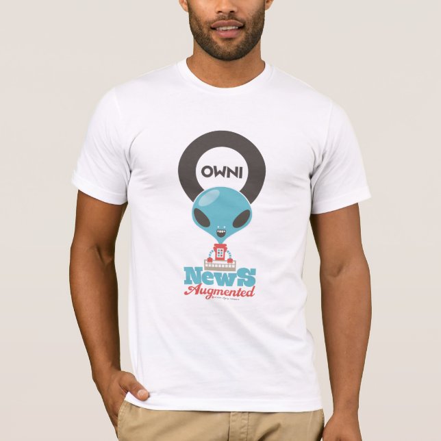 Owni “News Augmented” 2 " T-Shirt (Front)