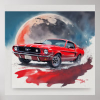 Owning a piece of a red Ford Mustang GT!