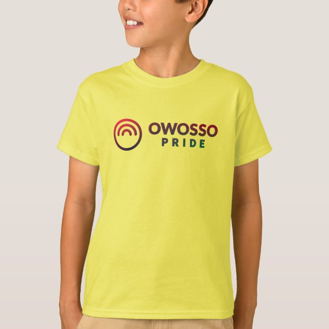 Owosso Pride Kids Size T-Shirt (Front)