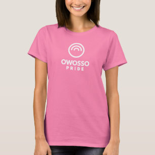 Owosso Pride Womens White Logo T-Shirt