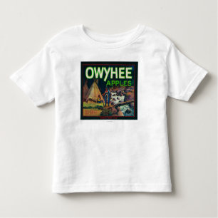 Owyhee Apple Crate LabelNampa, ID Toddler T-shirt