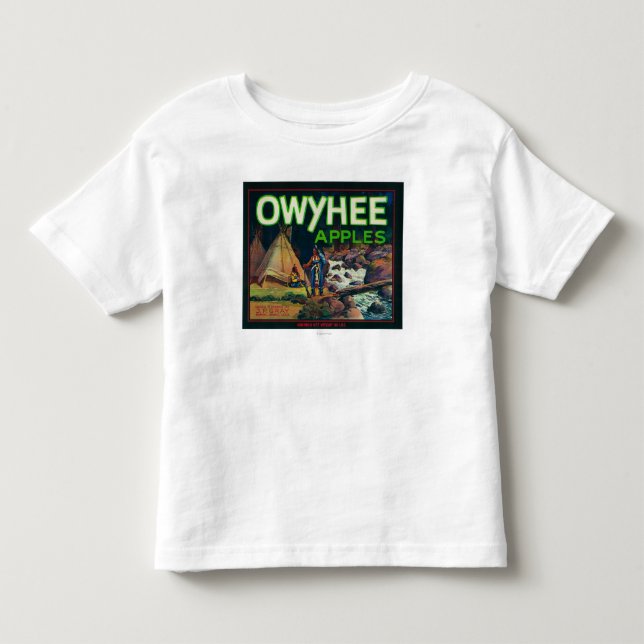 Owyhee Apple Crate LabelNampa, ID Toddler T-shirt (Front)
