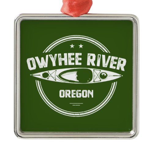Owyhee River, Oregon Metal Ornament