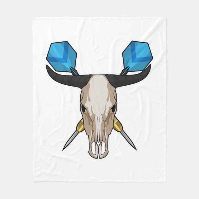Ox at Darts with Dart Fleece Blanket (Front)
