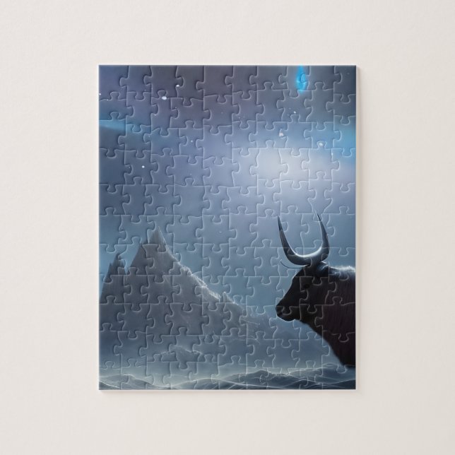 Ox Landscape  Jigsaw Puzzle (Vertical)