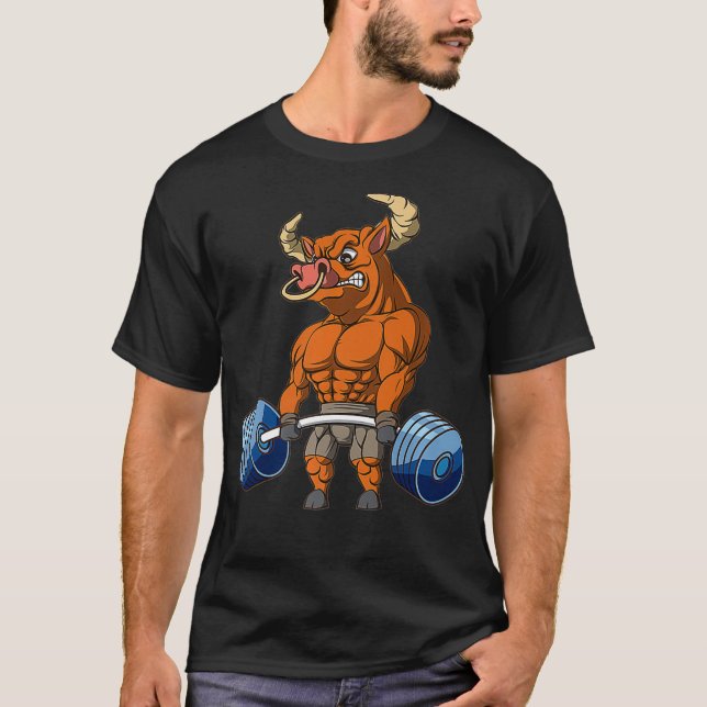 OX Lifting Weightlifting Deadlift Fitness Gym T-Shirt (Front)